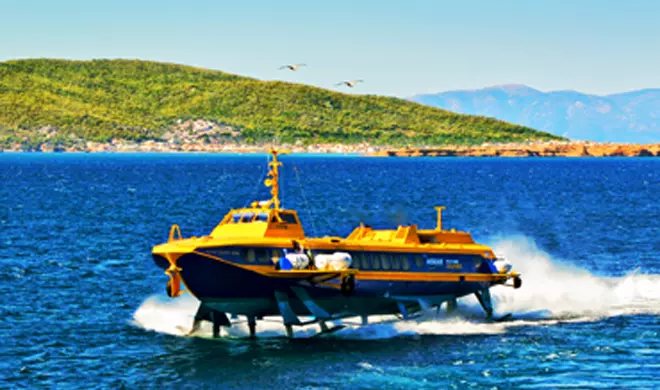Piraeus-Agistri, Aegean Flying Dolphins (ιπτάμενα δελφίνια)