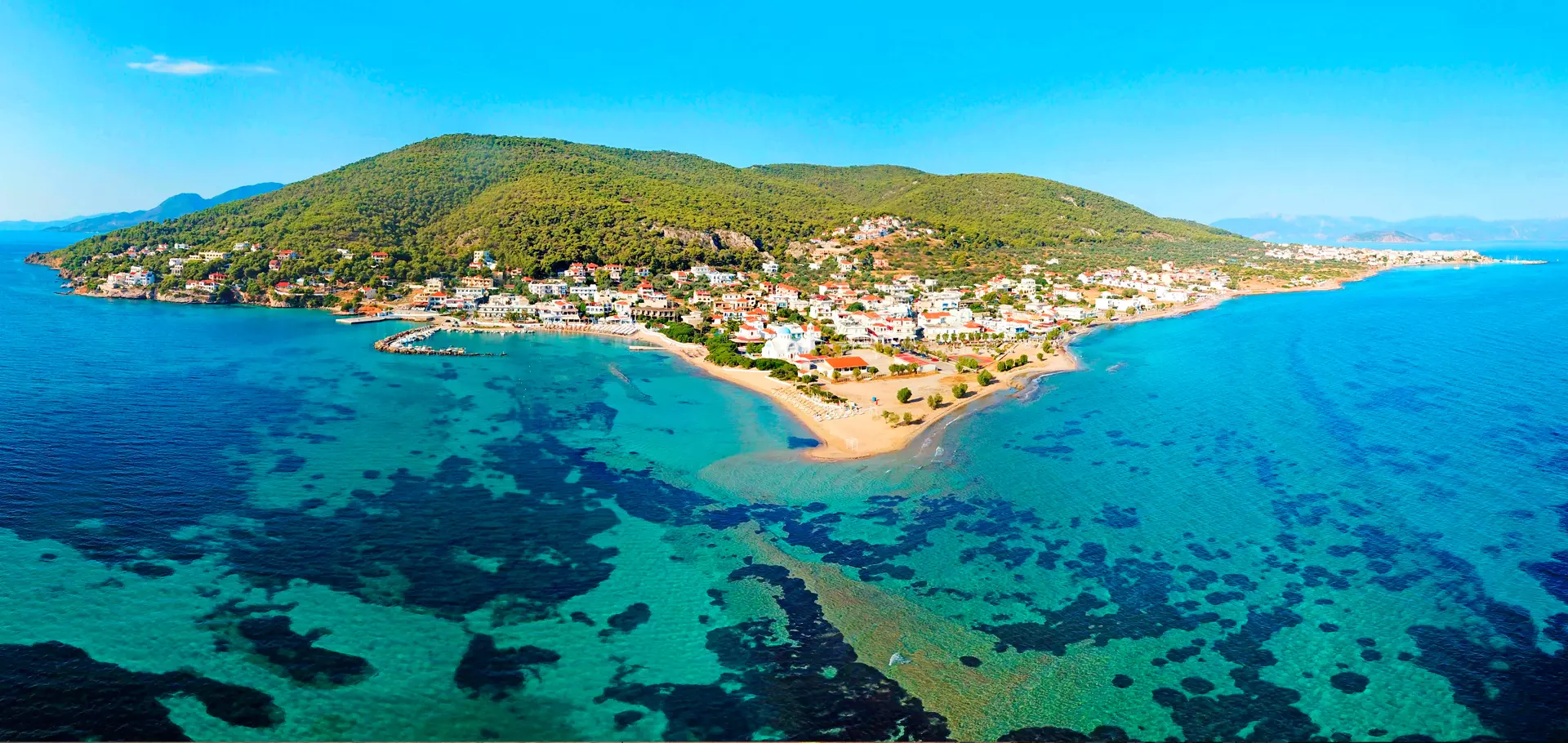 Agistri, aerial photo
