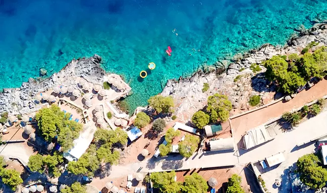 Aponisos beach, Agistri