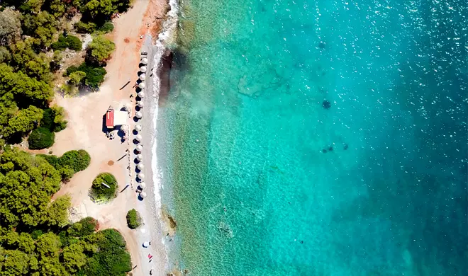Dragonera beach, Agistri