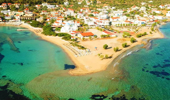 Skala beach, Agistri